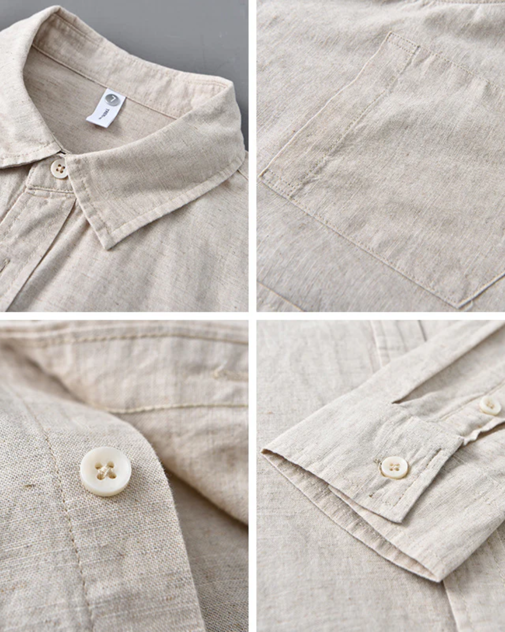 Camisa de lino «Doha»