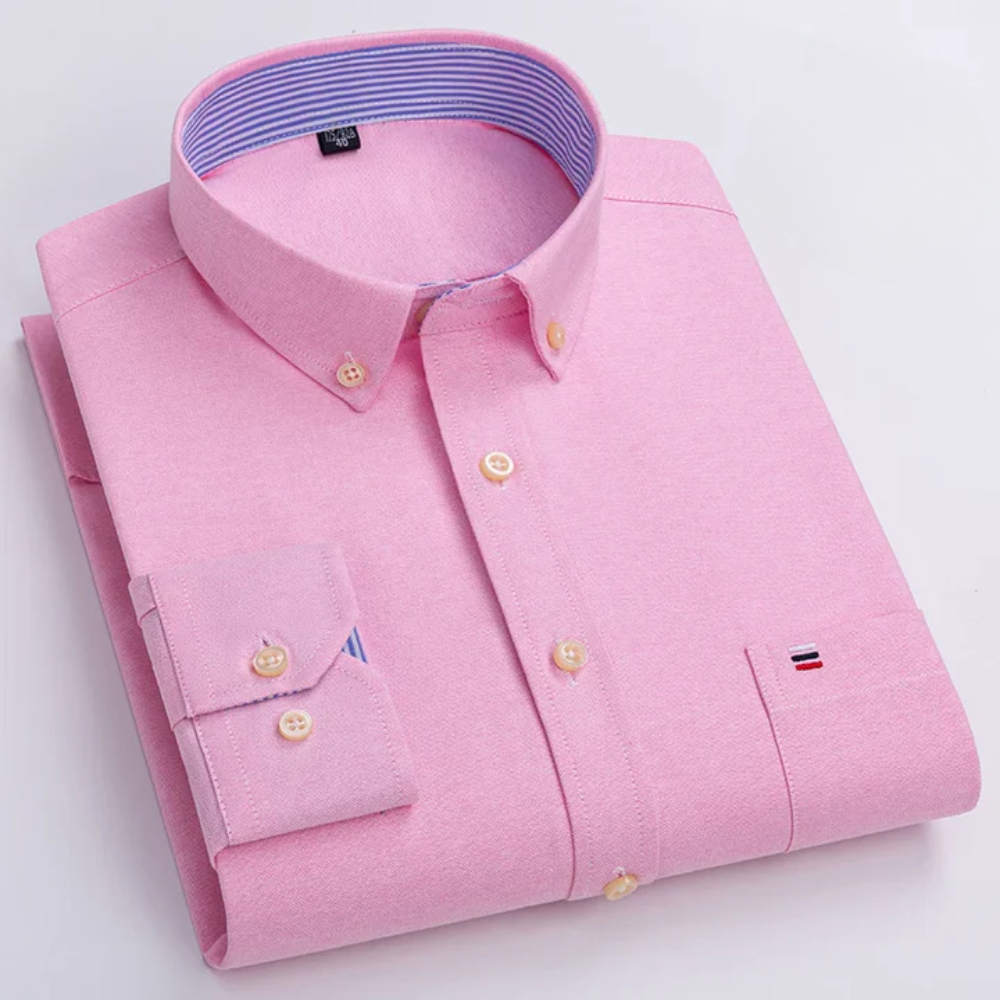Camisa informal de algodón
