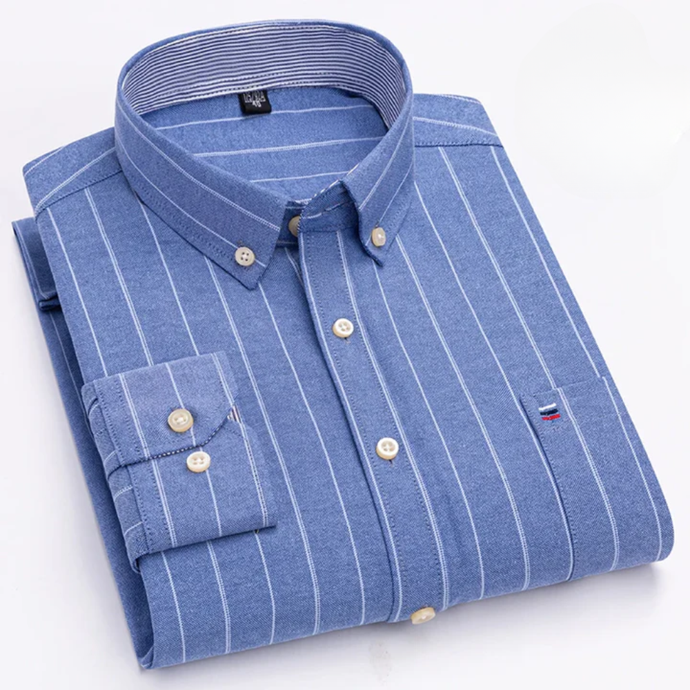 Camisa informal de algodón