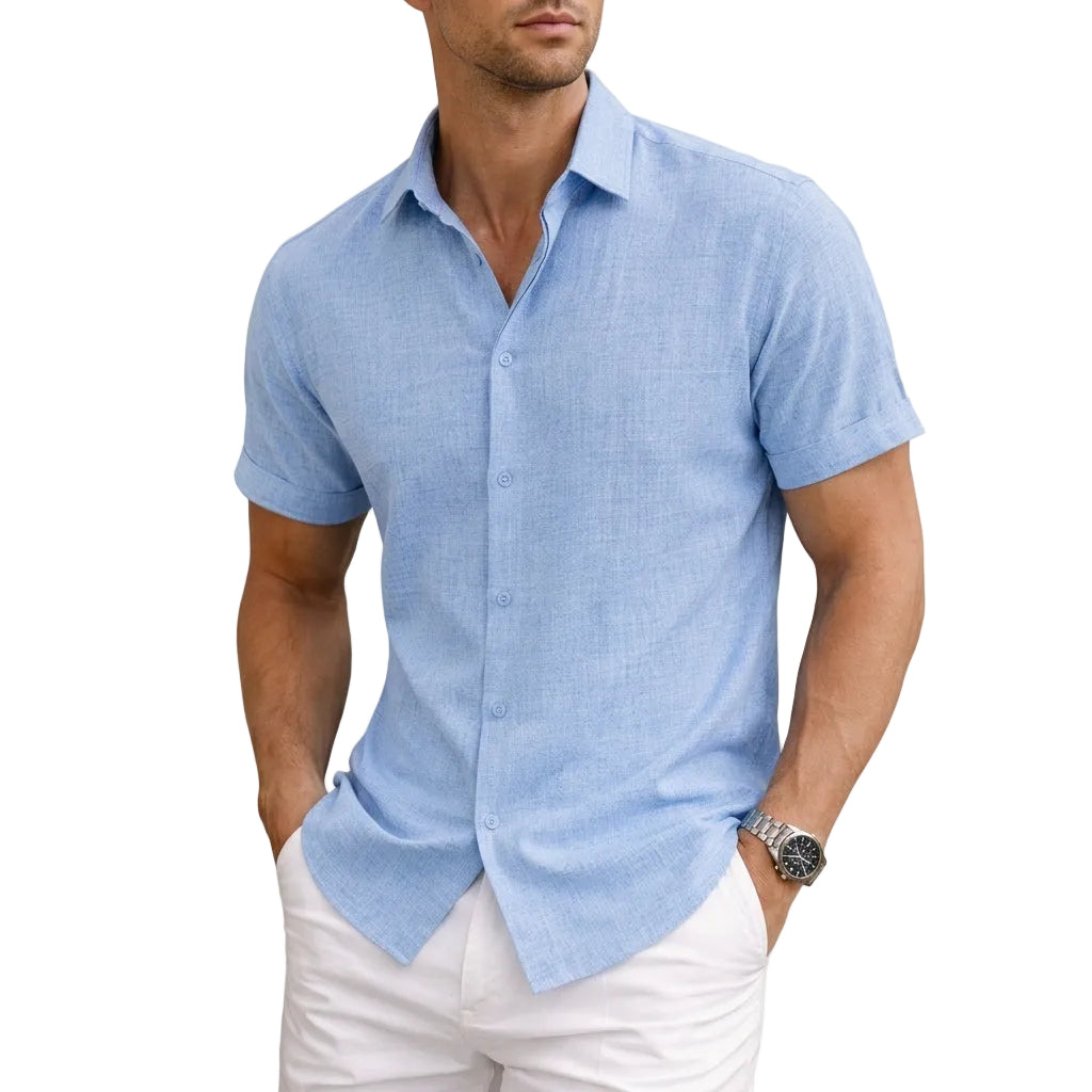 Camisa elegante de algodón