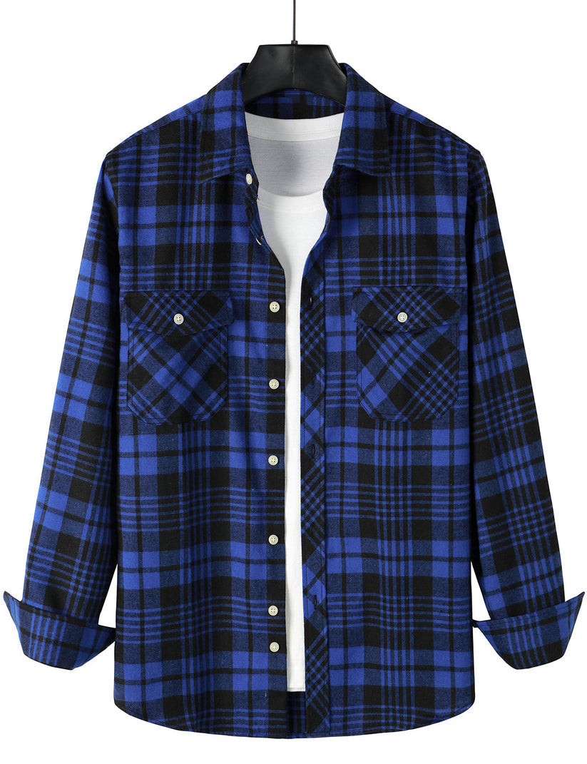 Camisa elegante a cuadros
