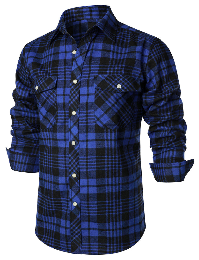 Camisa elegante a cuadros