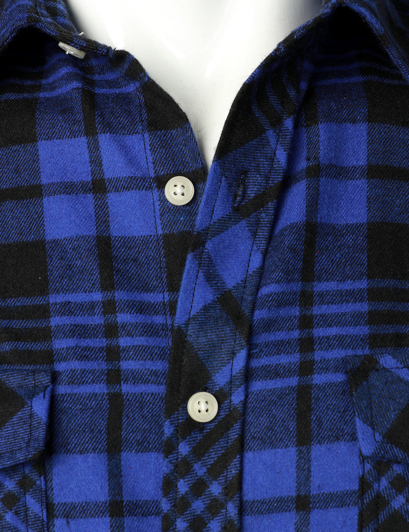 Camisa elegante a cuadros