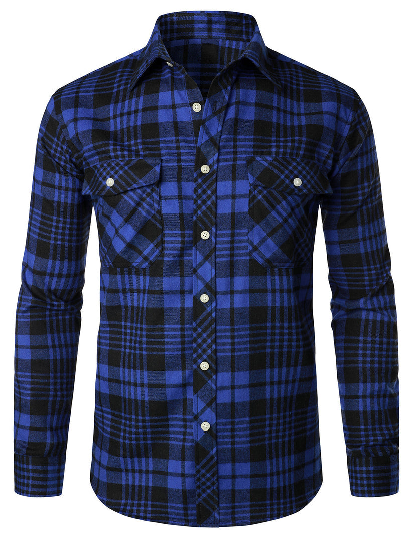 Camisa elegante a cuadros