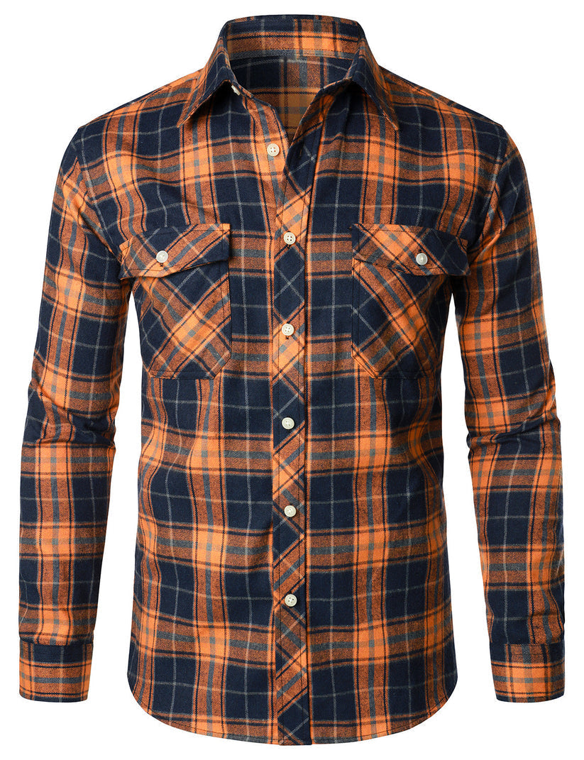 Camisa elegante a cuadros