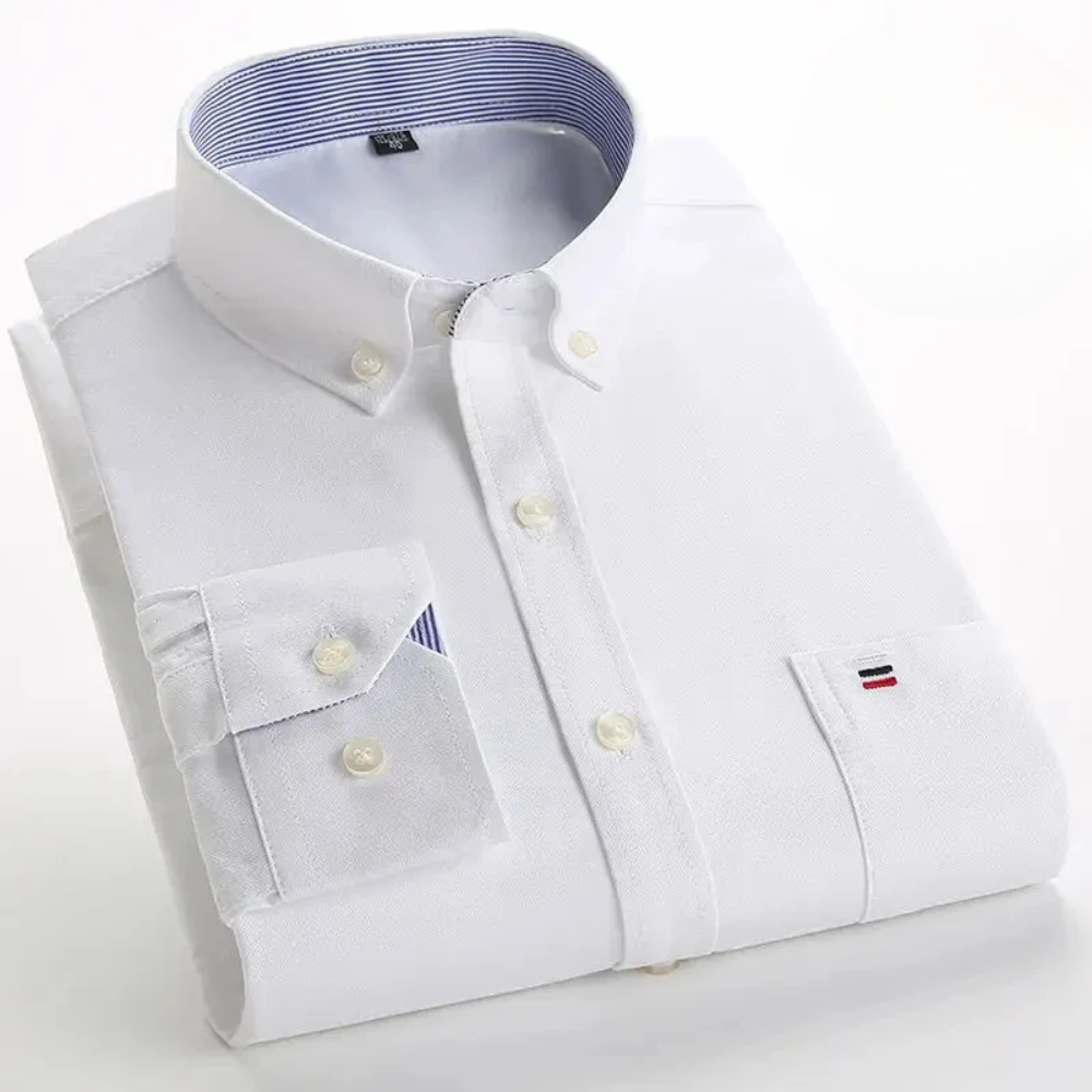 Camisa informal de algodón
