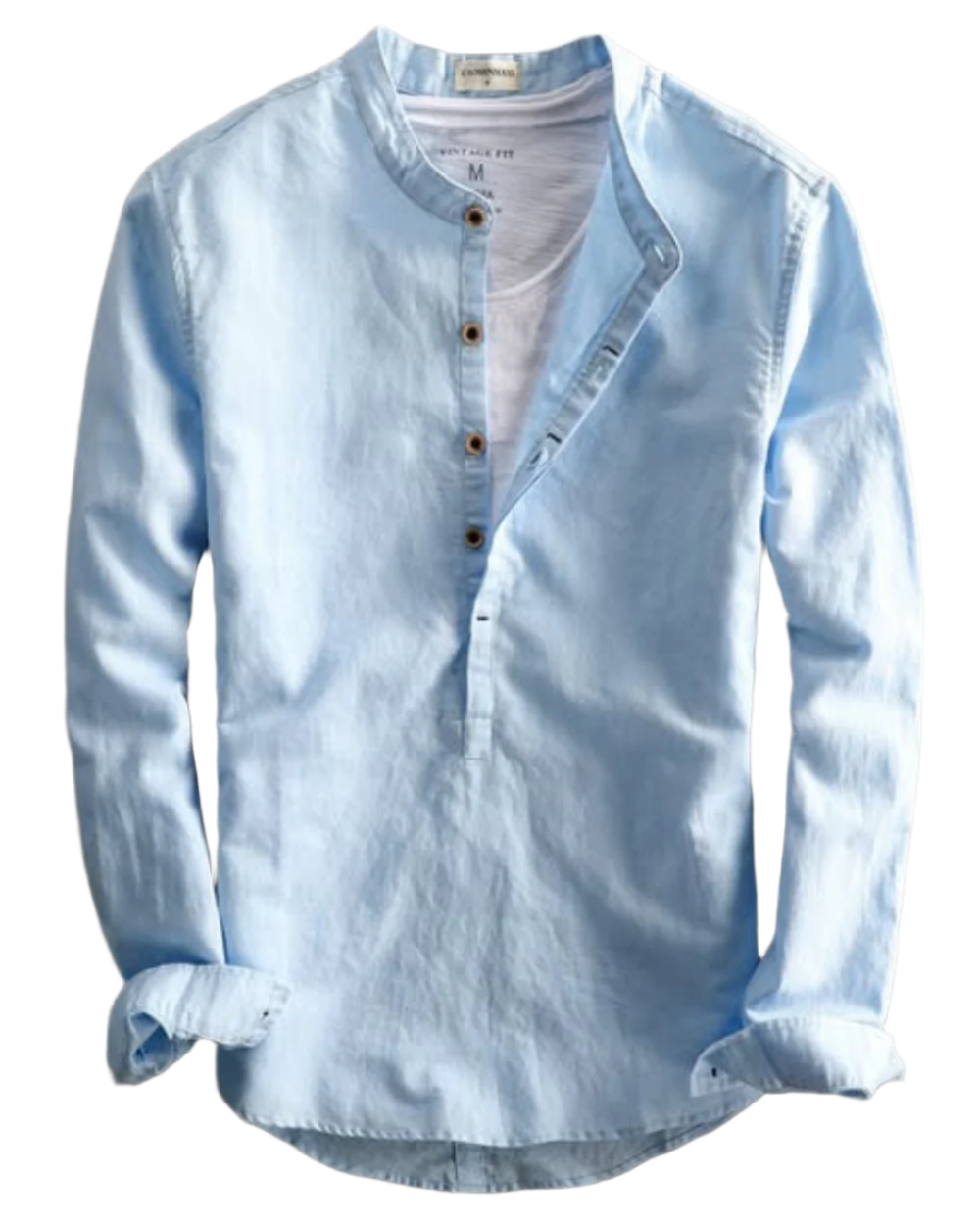 Camisa de lino de alta calidad