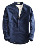 Camisa de lino de alta calidad