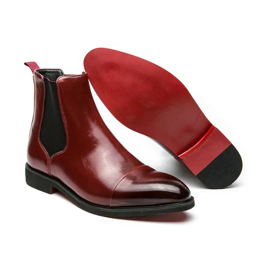 Botines Chelsea de cuero premium