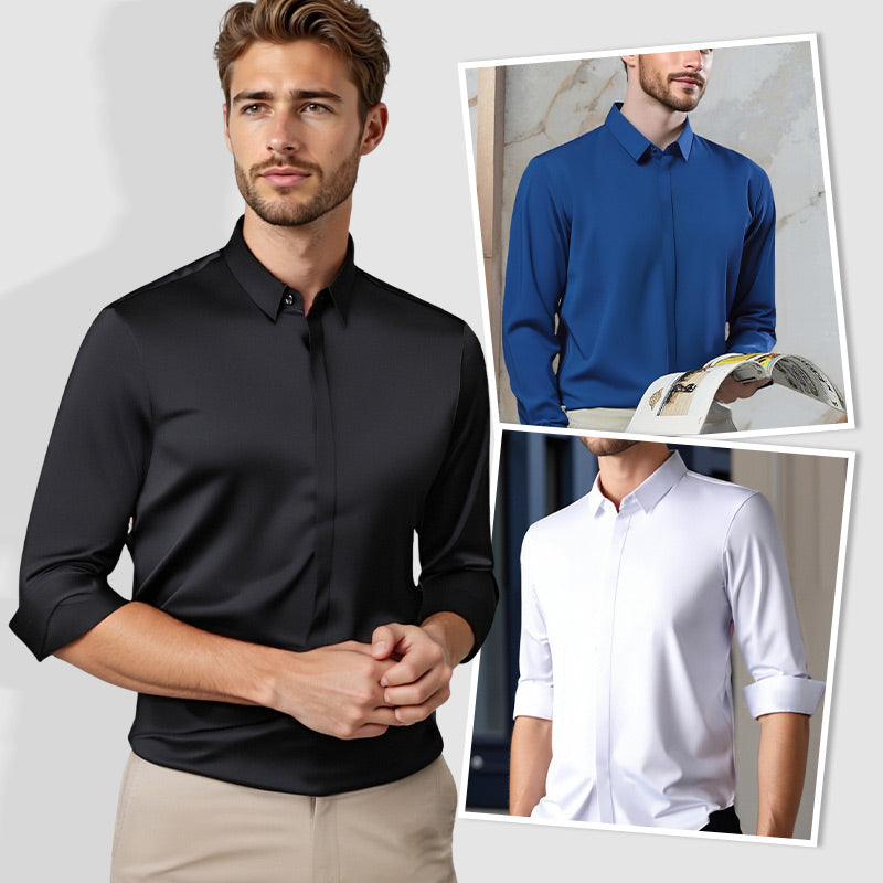 Camisa elástica que no se arruga