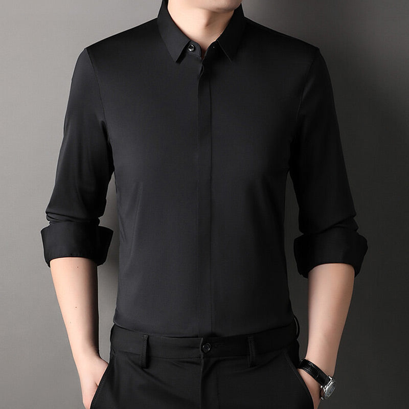 Camisa elástica que no se arruga