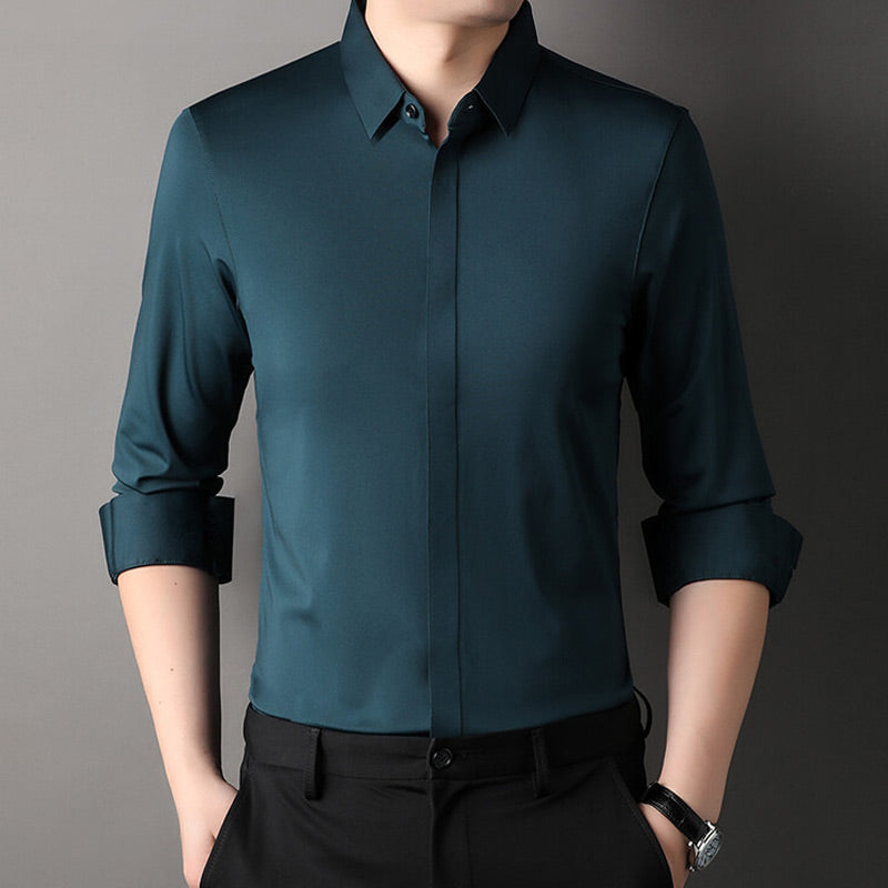 Camisa elástica que no se arruga