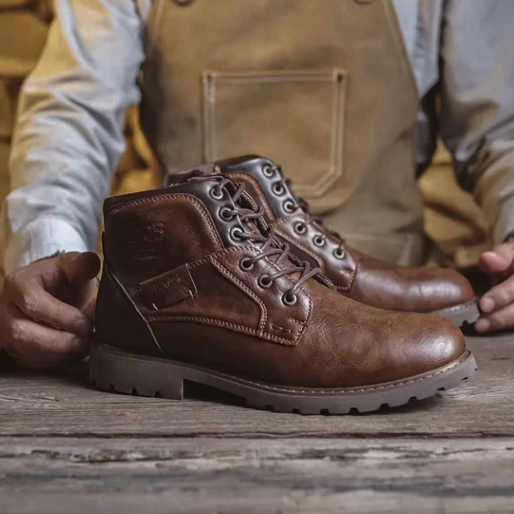 Botas vintage de cuero Bayard