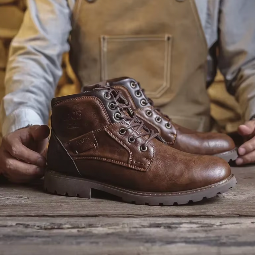 Botas vintage de cuero Bayard