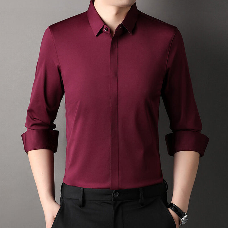 Camisa elástica que no se arruga