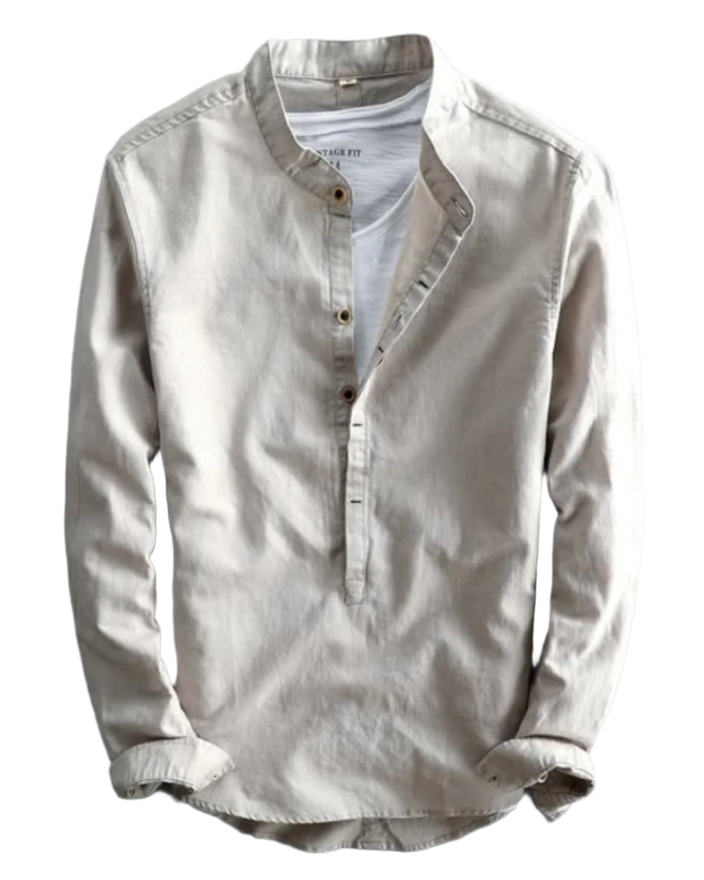 Camisa de lino de alta calidad