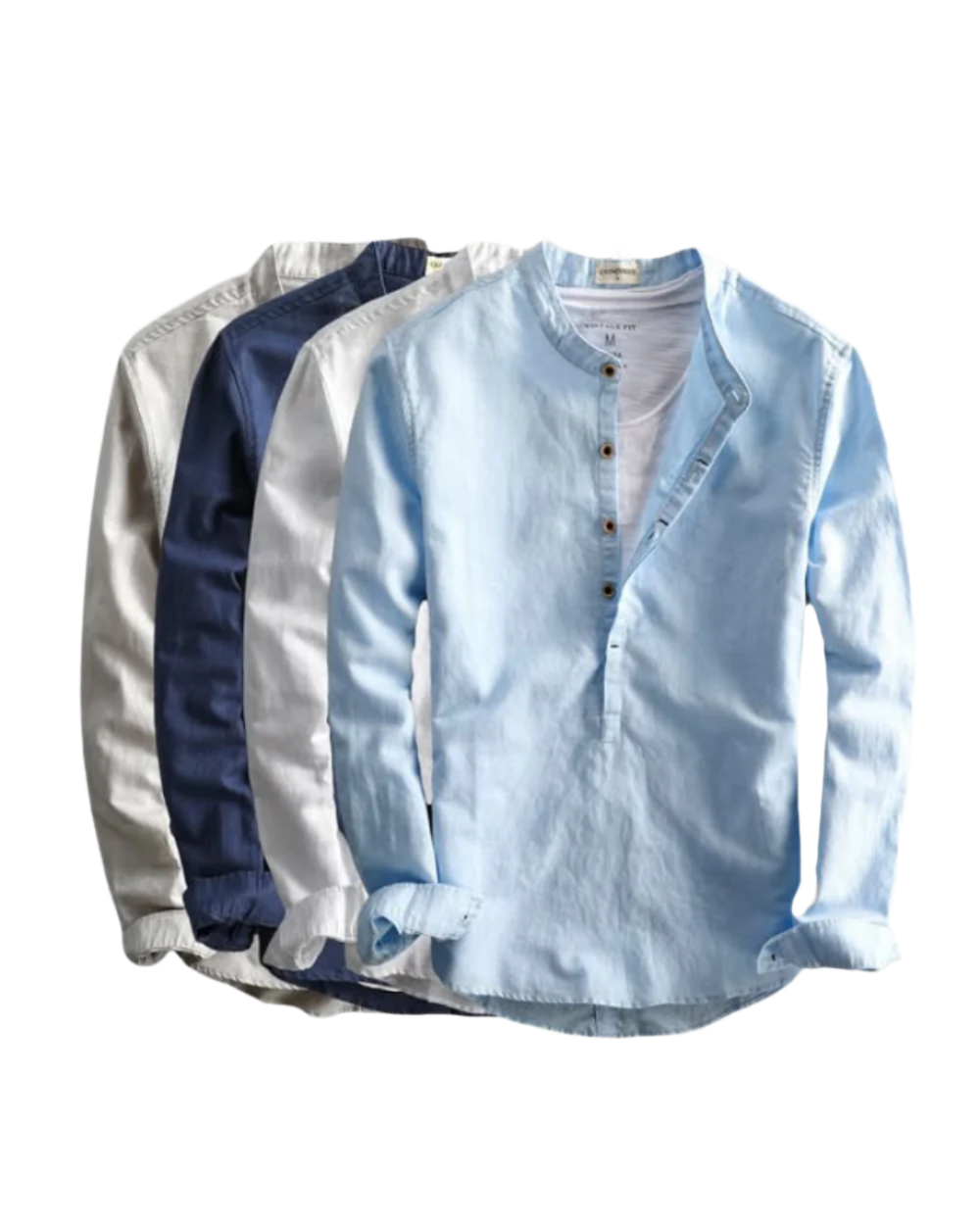 Camisa de lino de alta calidad
