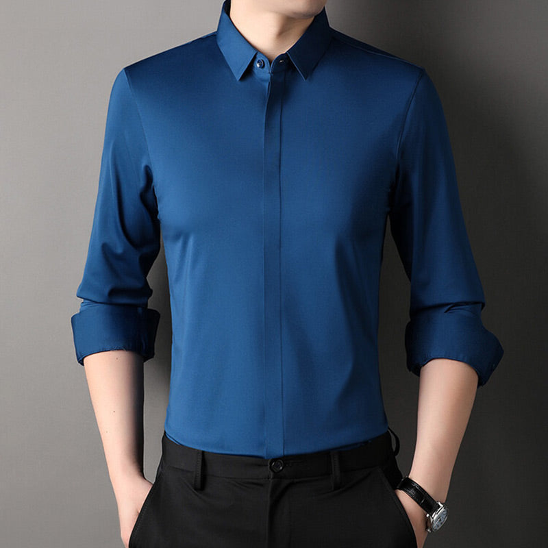 Camisa elástica que no se arruga