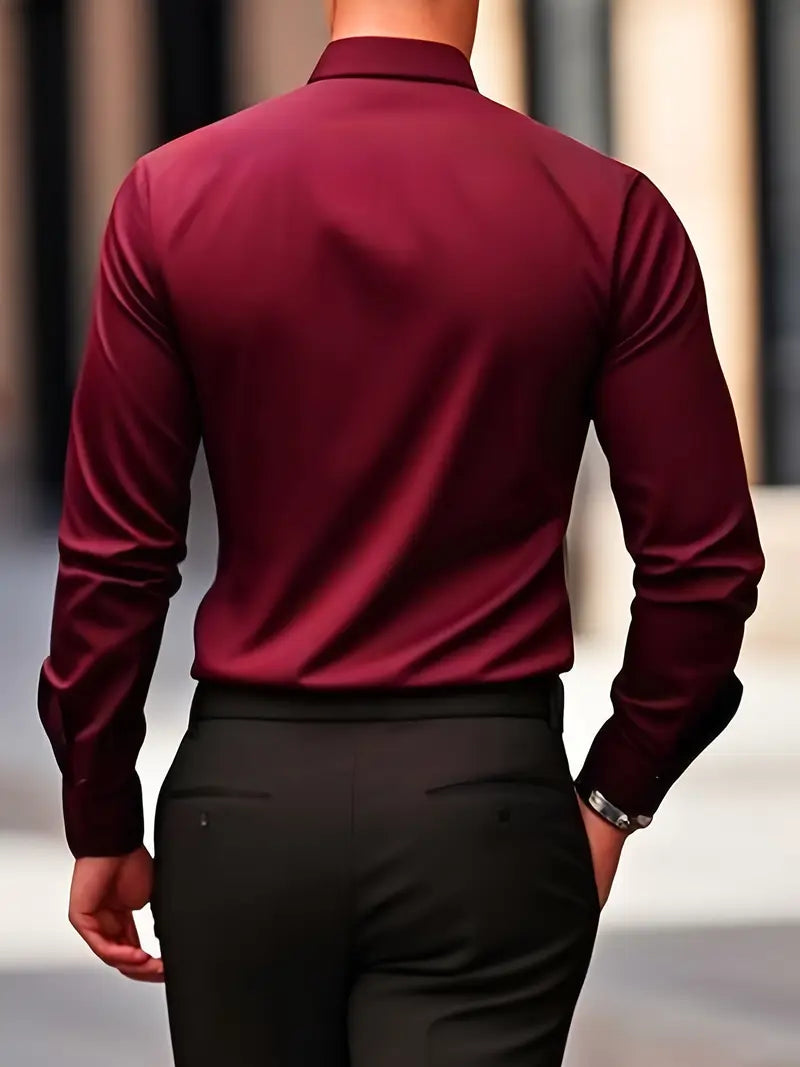 Camisa elegante de hombre