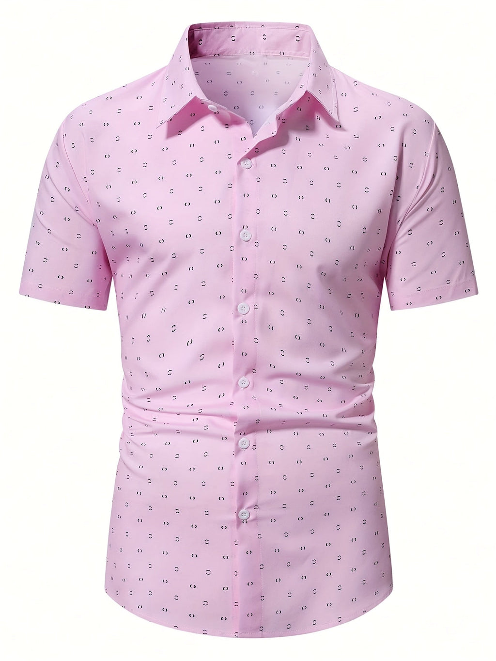 Camisa elegante de manga corta