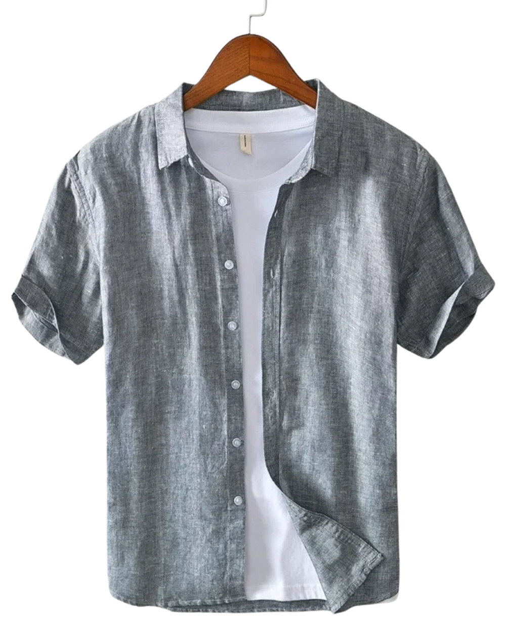 Elegante camisa de verano de lino