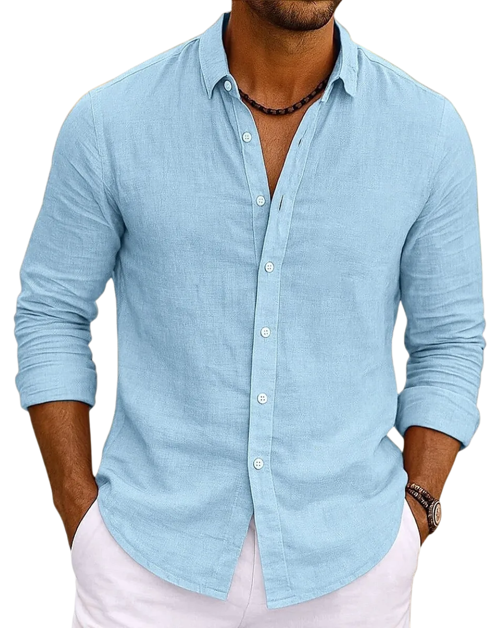 Camisa elegante de algodón