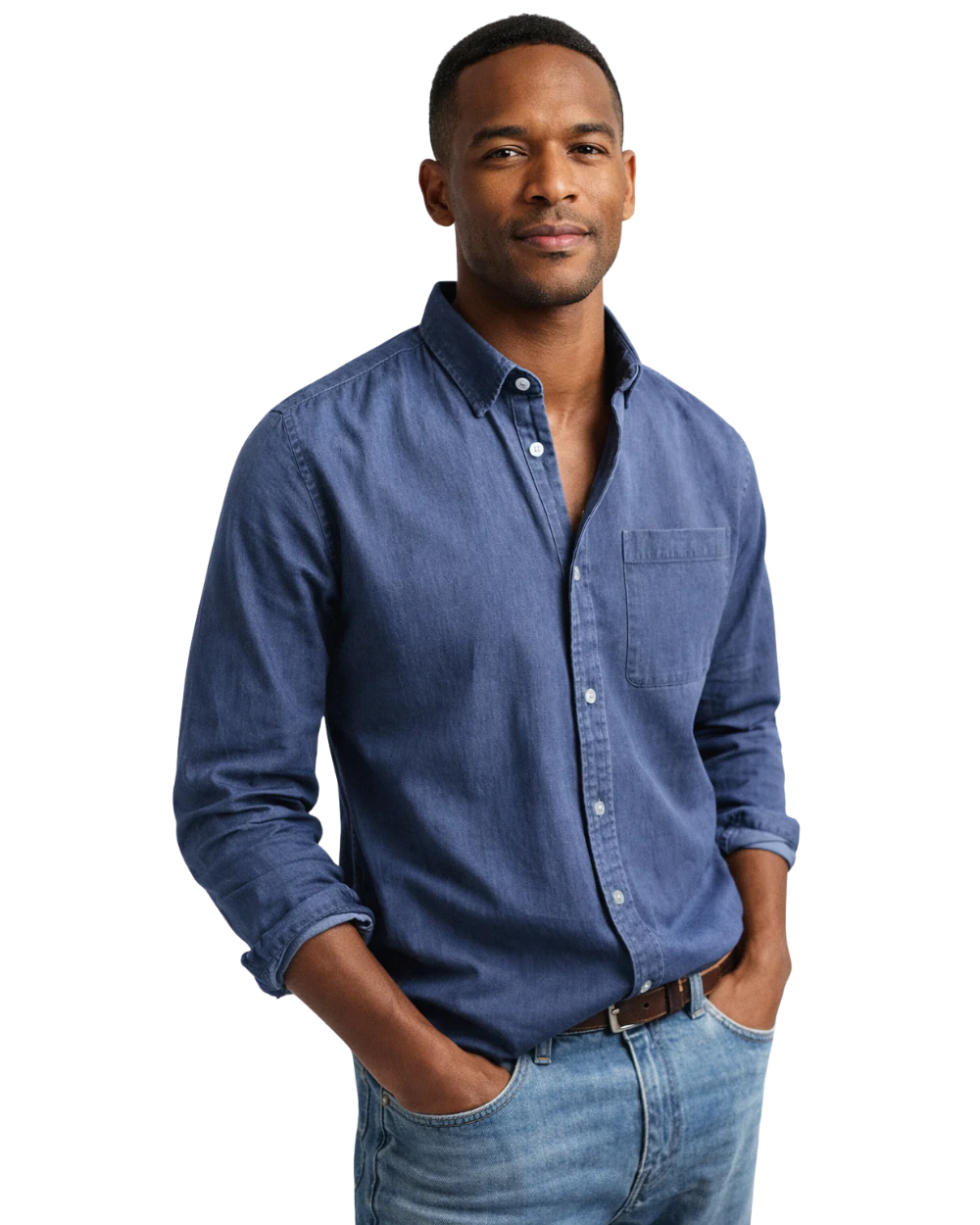 Camisa elegante de hombre