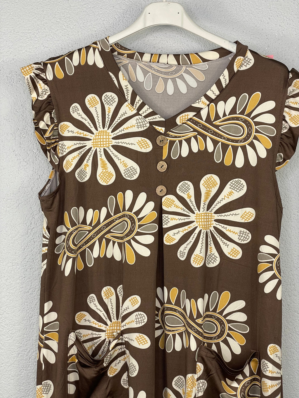 Vestido Paulina Marrón chocolate