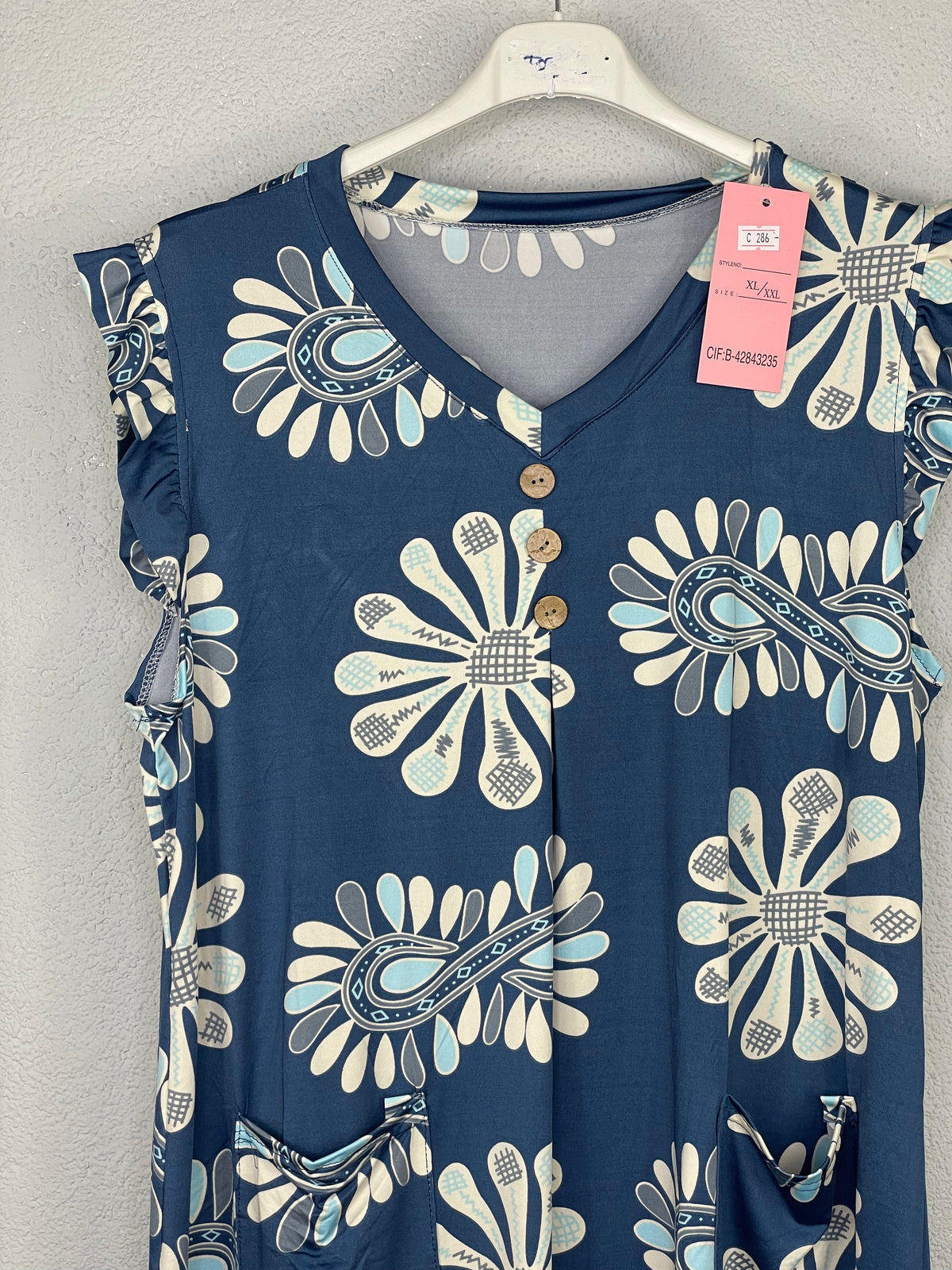 Vestido Paulina Azul tejano