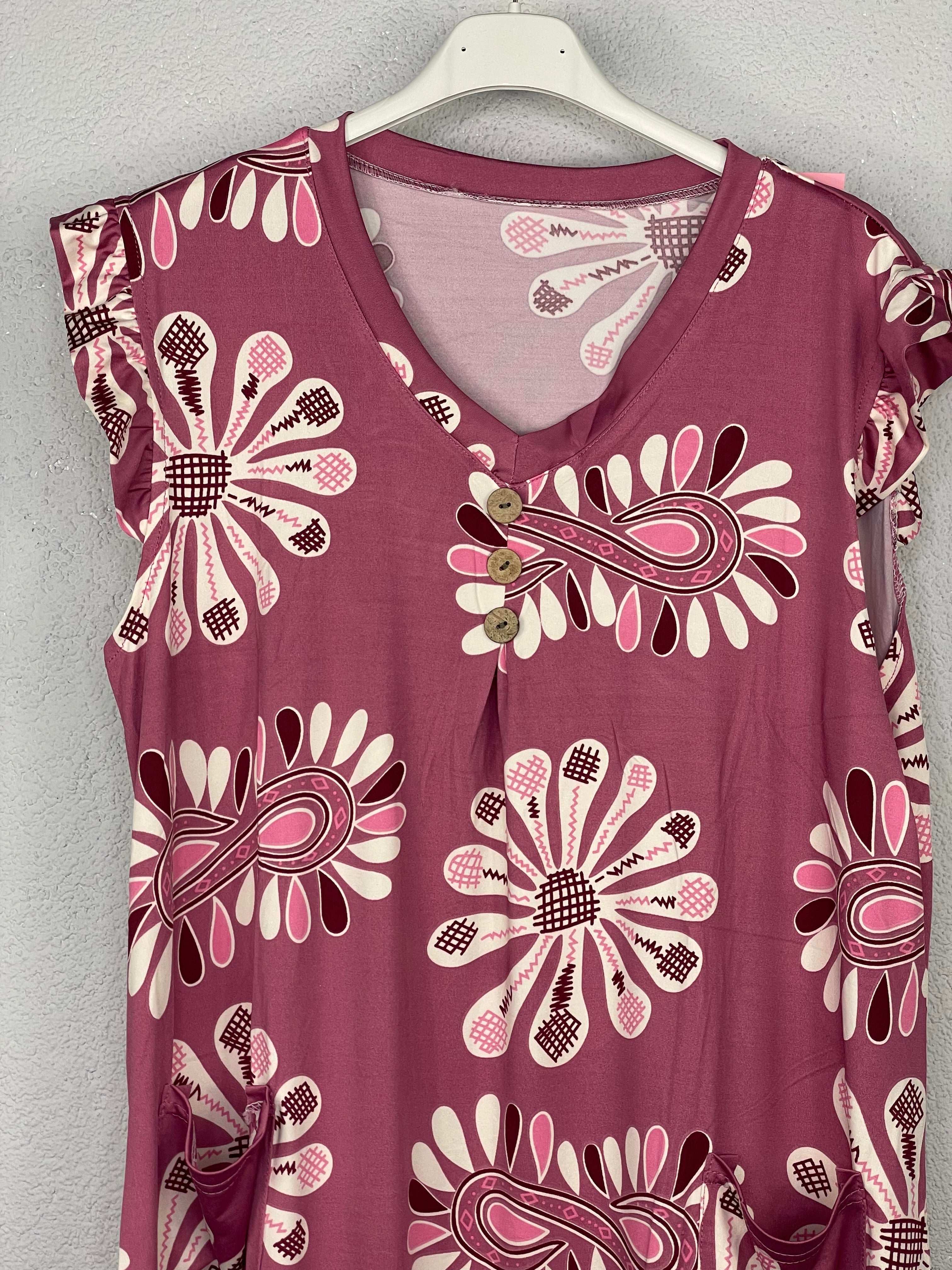 Vestido Paulina Magenta