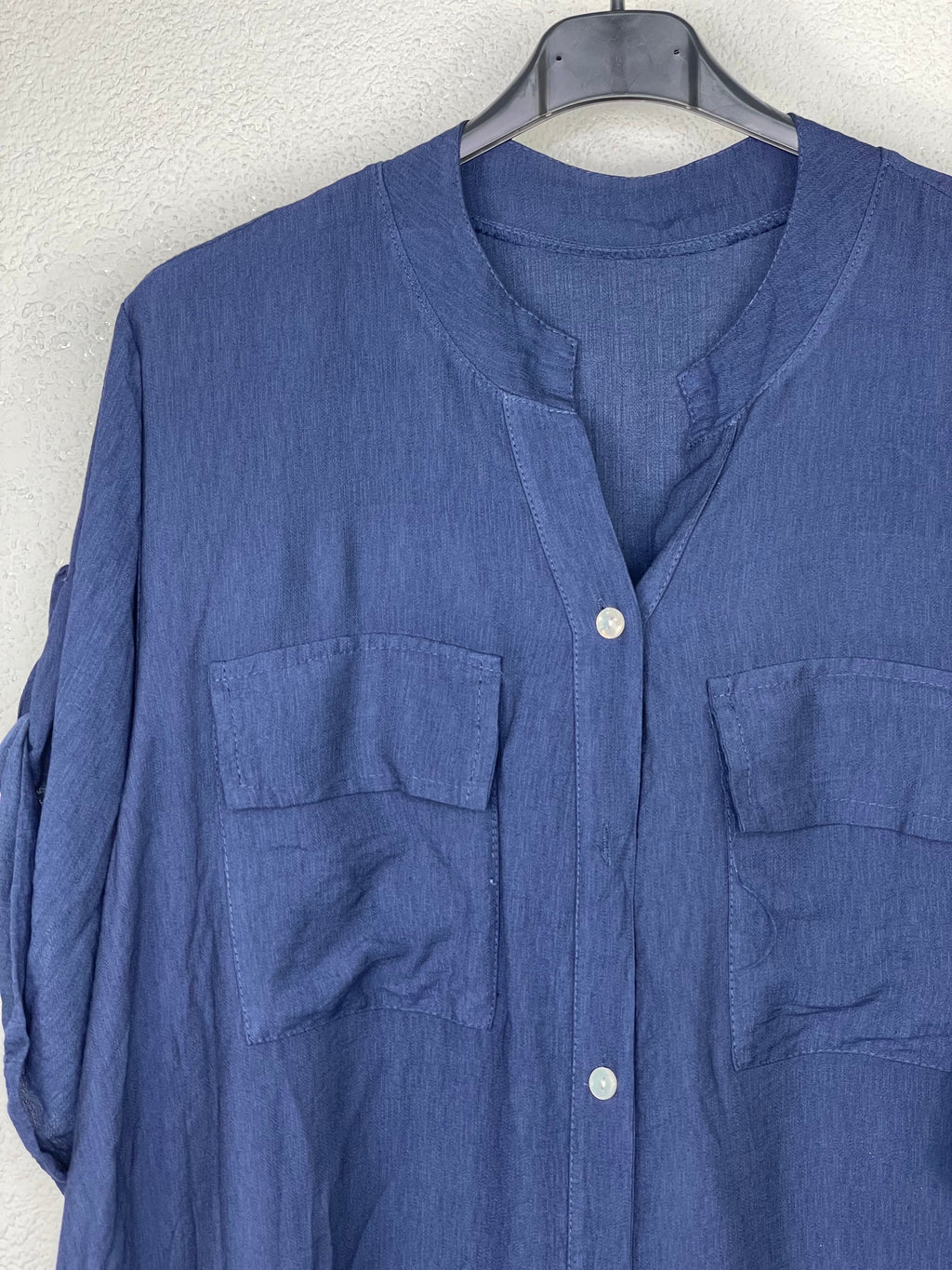 Camisa Colina Azul Marino PLUS