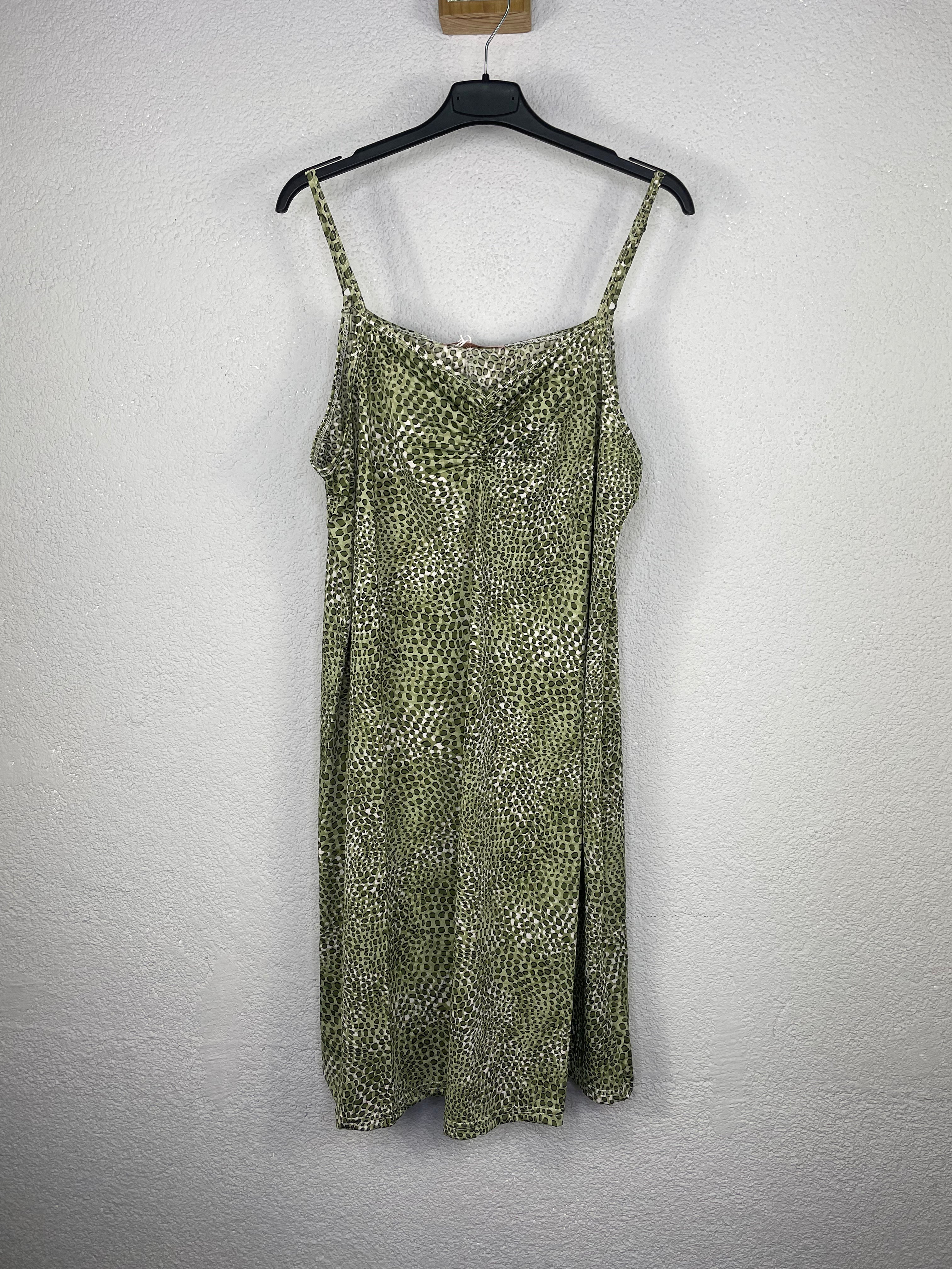 Vestido Gala Caqui