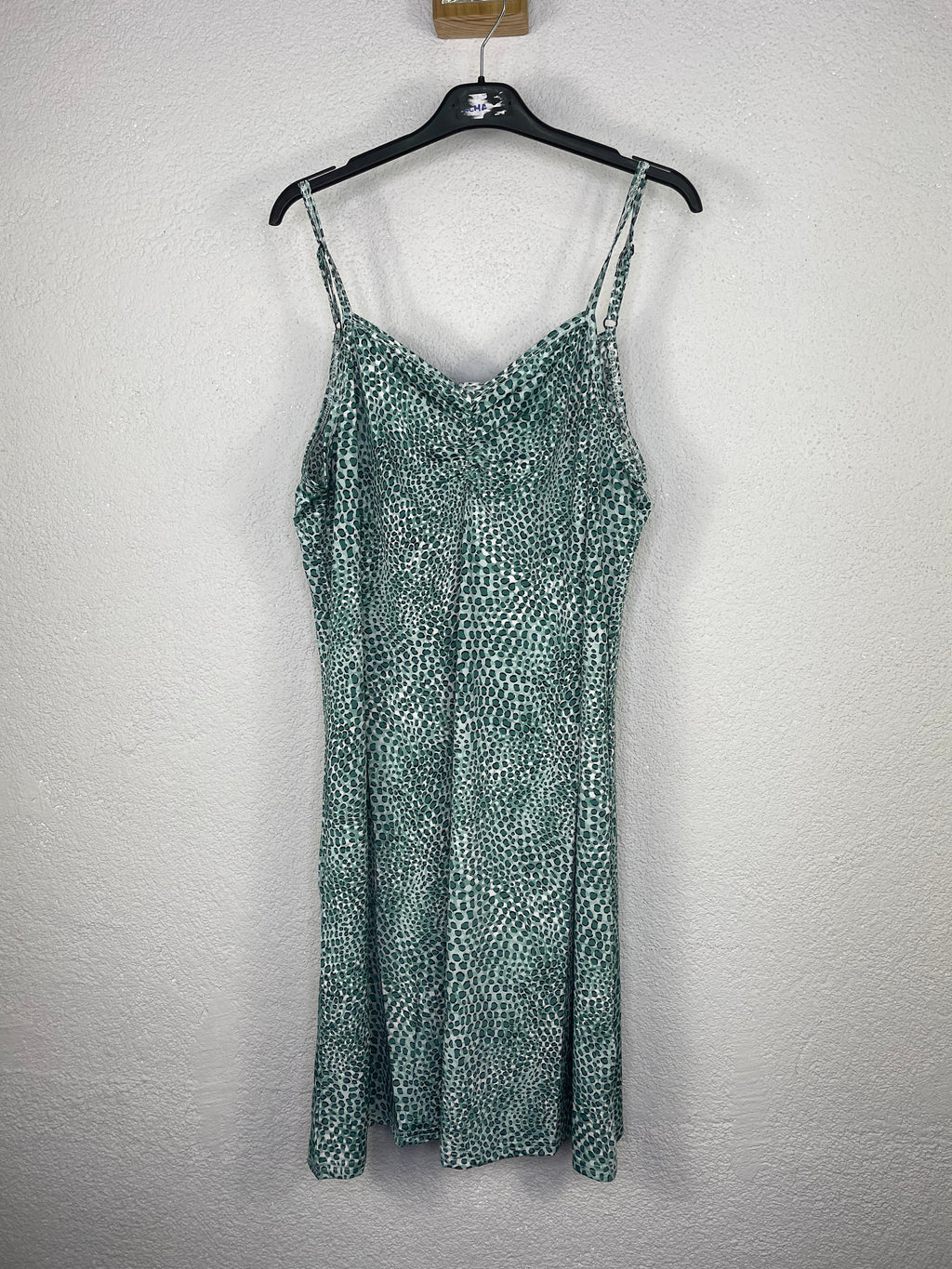 Vestido Gala Verde hoja