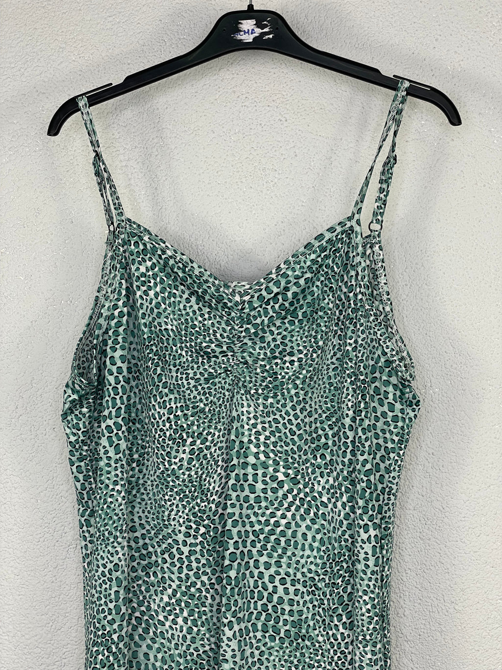 Vestido Gala Verde hoja