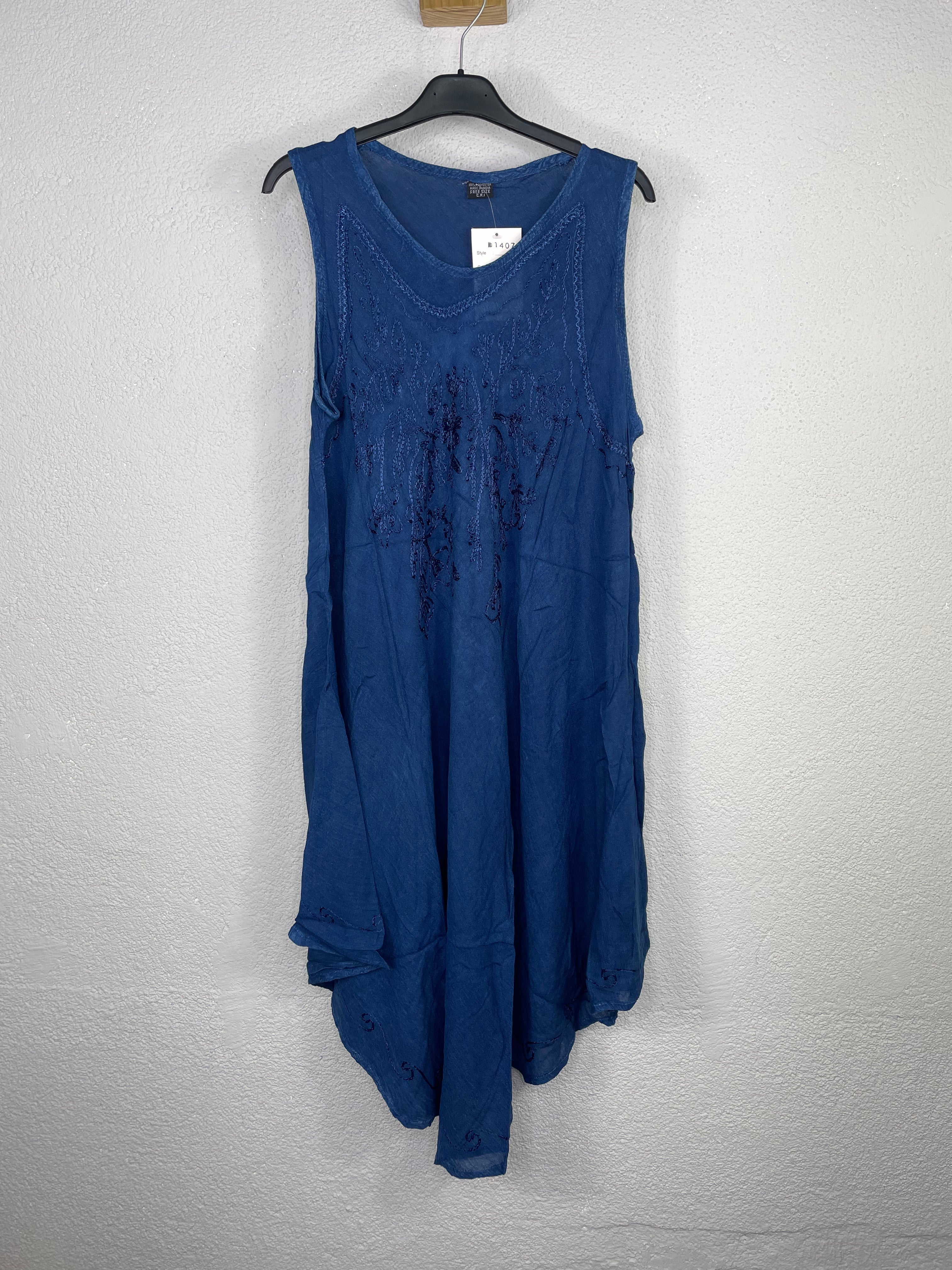 Vestido Yakarta Azul Marino