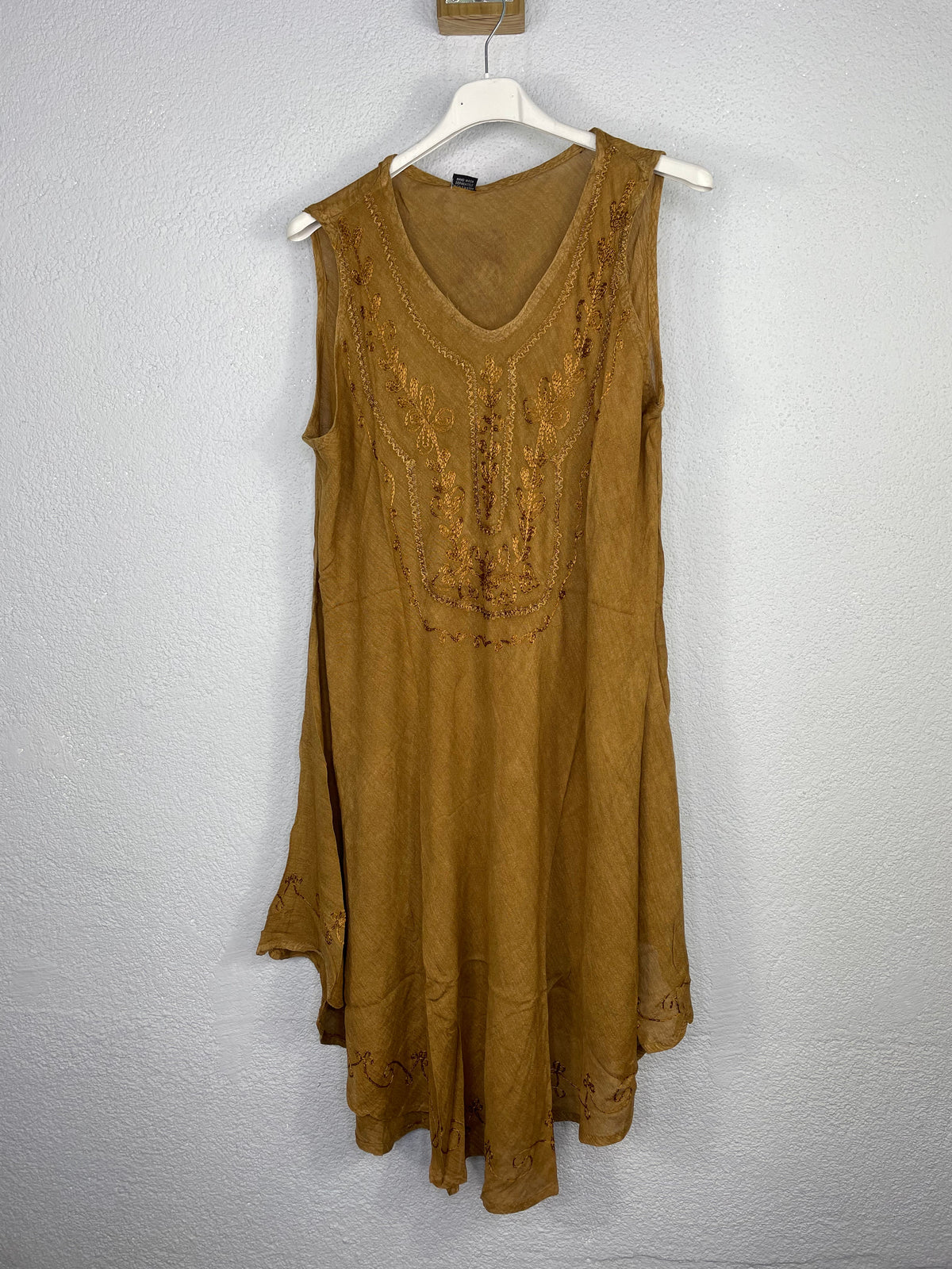 Vestido Sáhara Mostaza