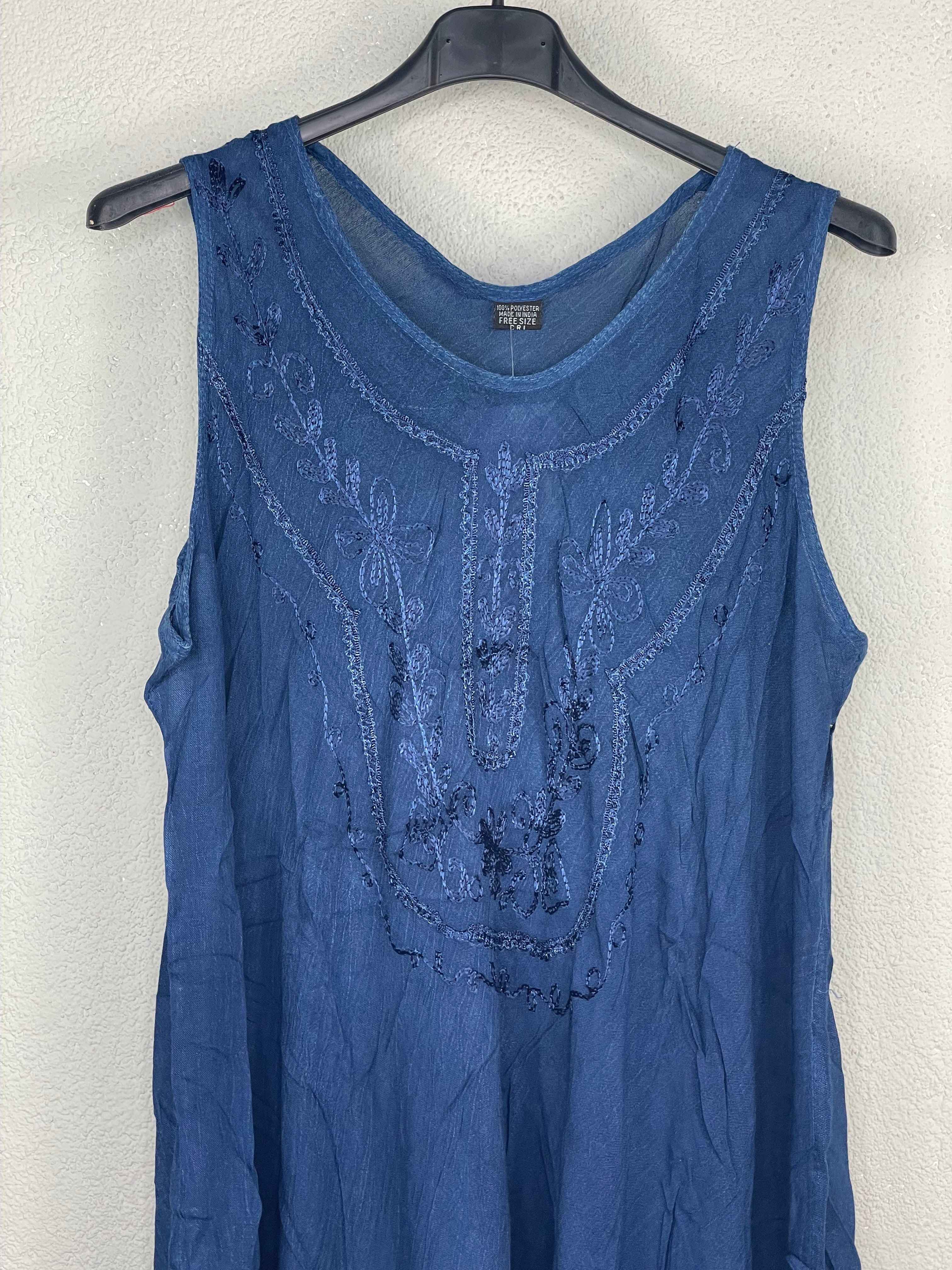 Vestido Sáhara Azul Marino
