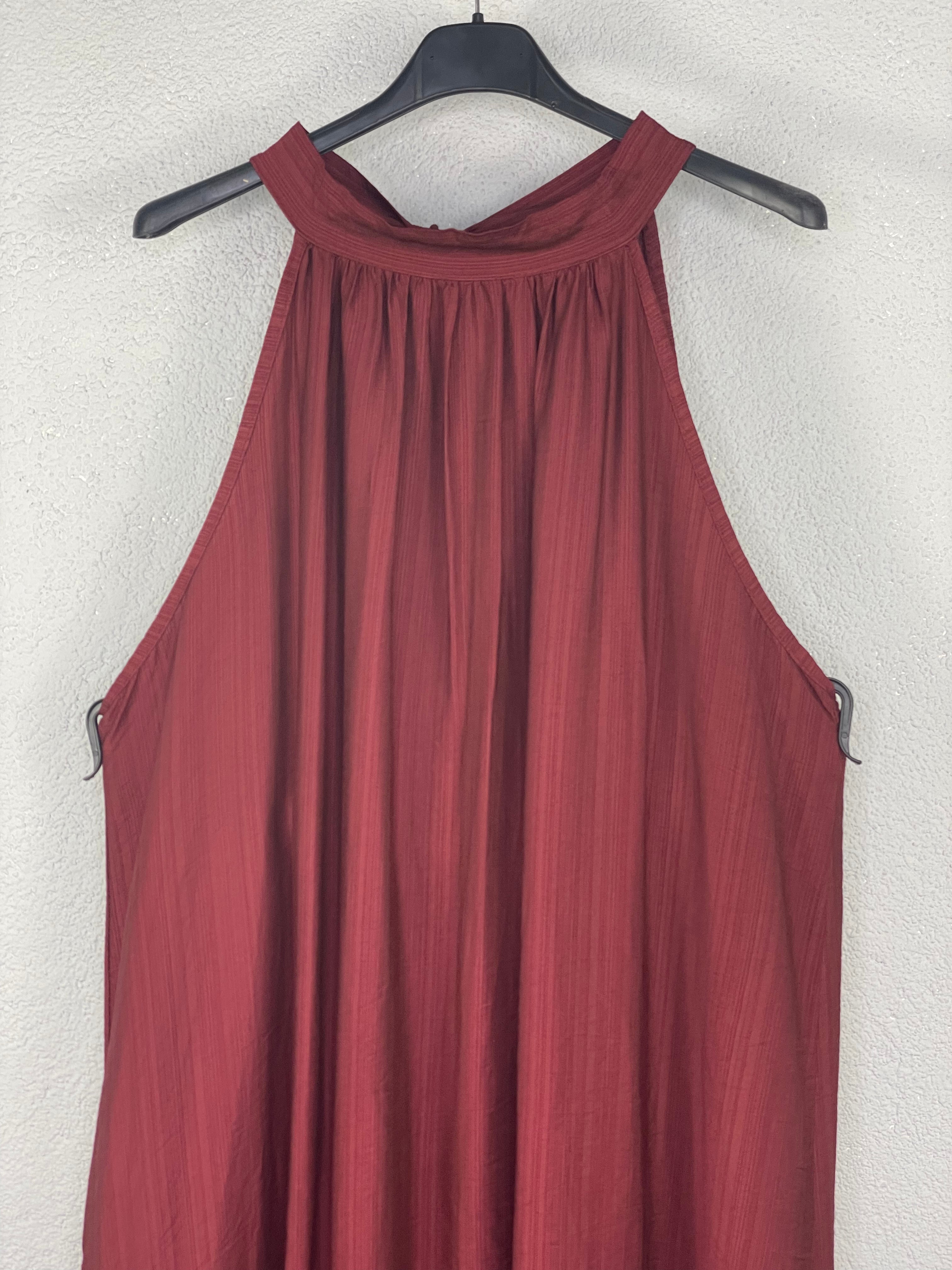 Vestido Camelia Burdeos