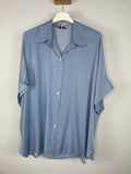 Camisa Noruega Azul tejano Claro