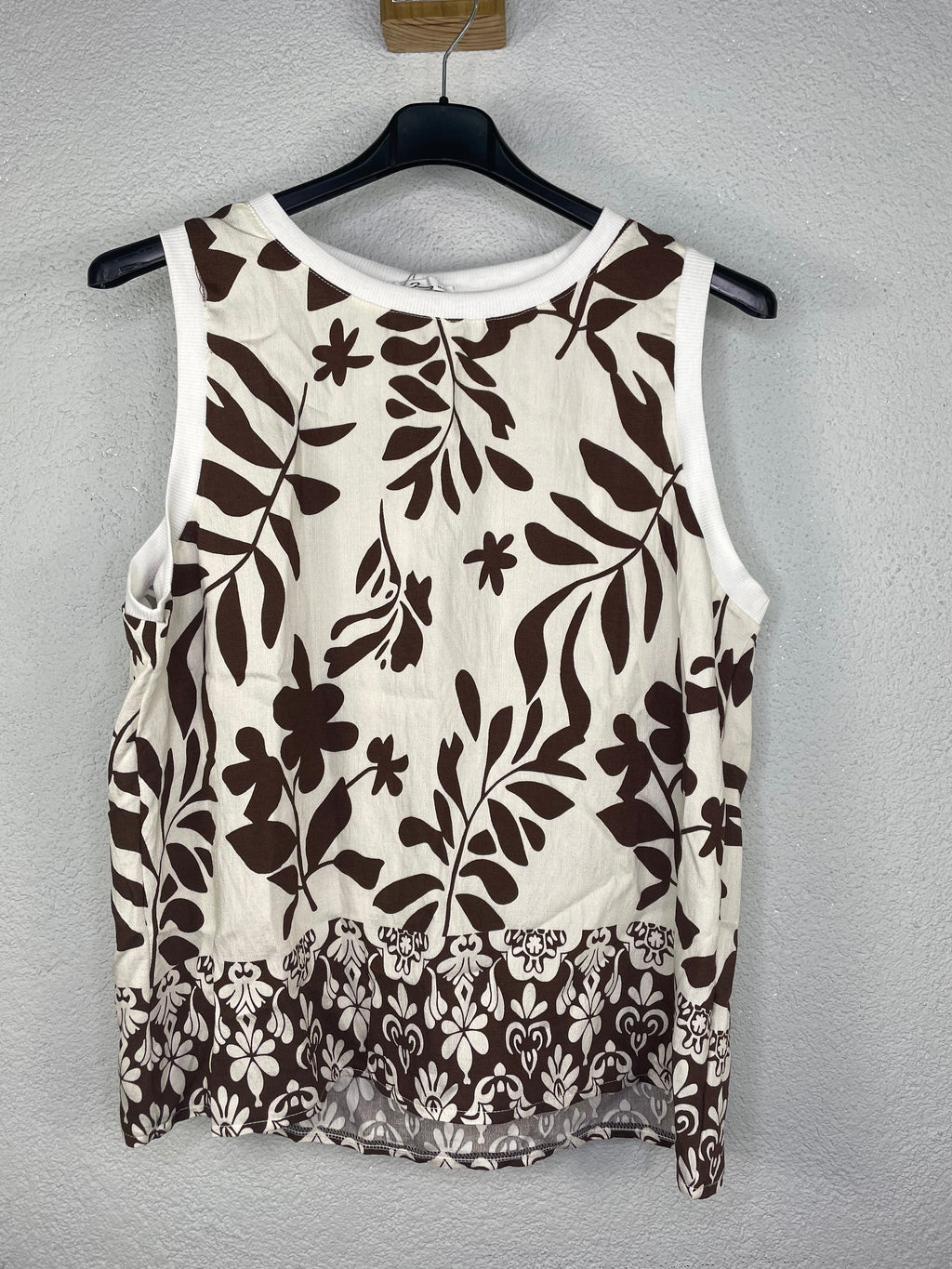 Blusa Palma Marrón Chocolate
