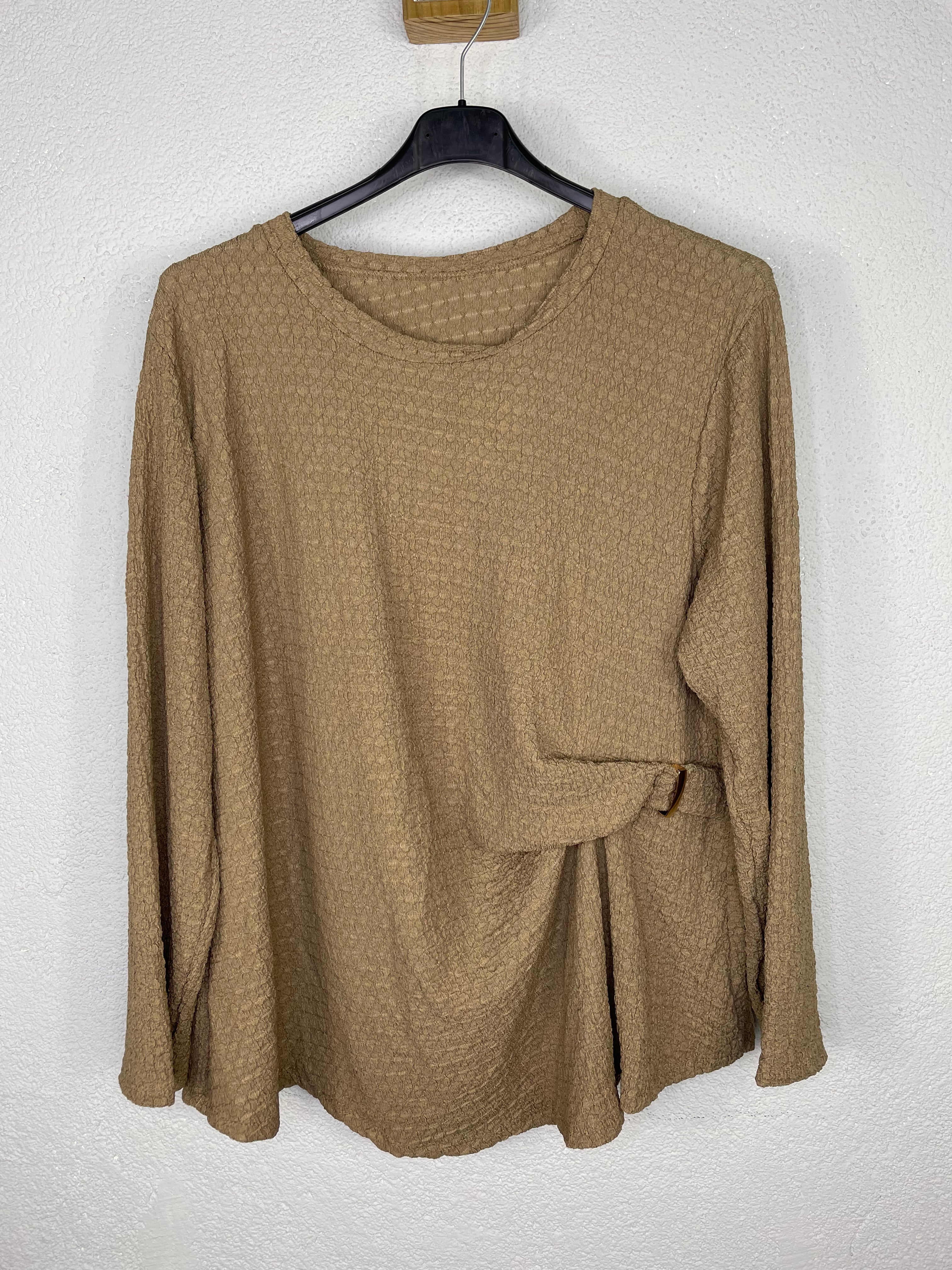 Blusa Celia  Taupe