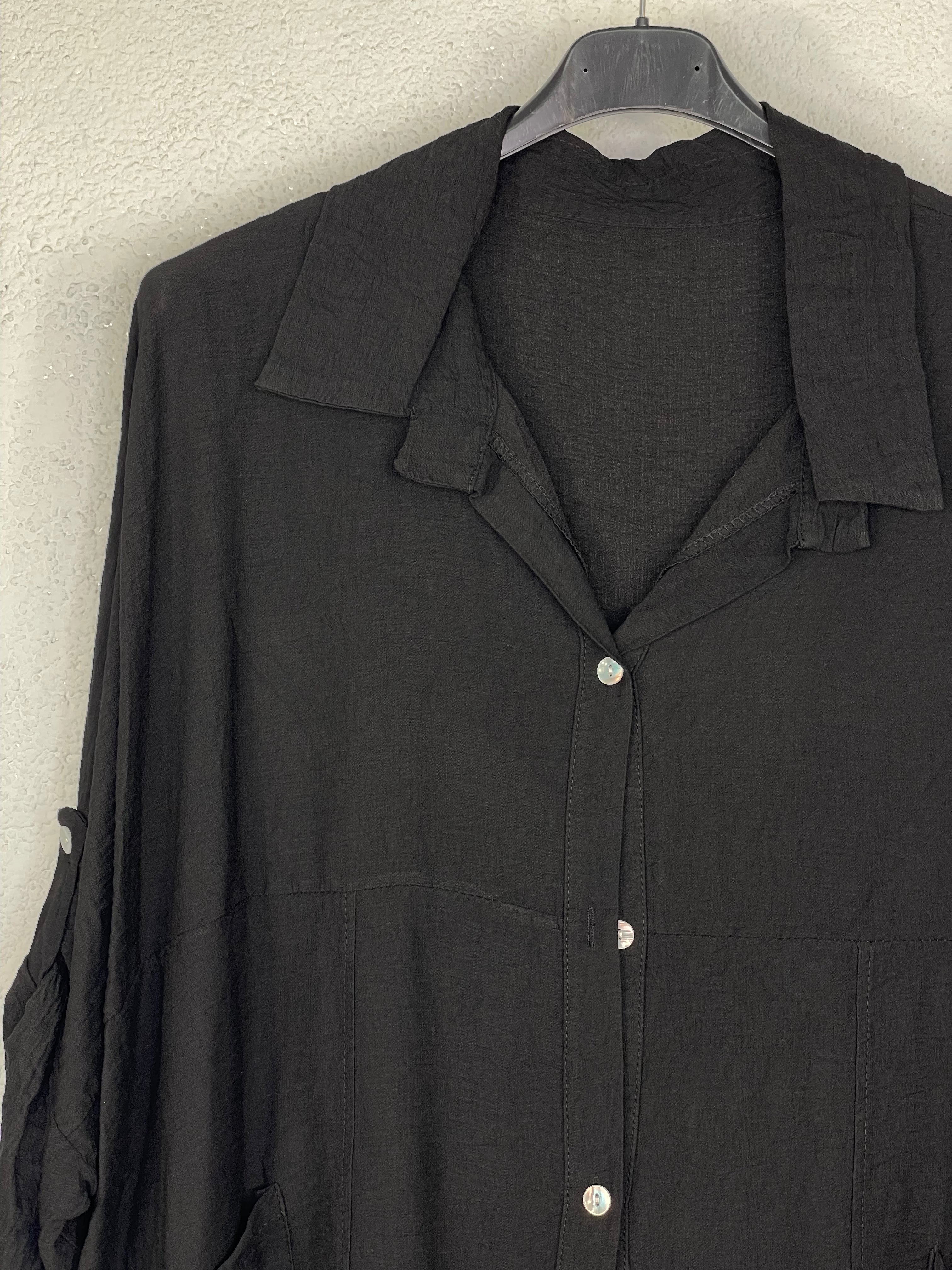 Camisa Brisa Negra PLUS