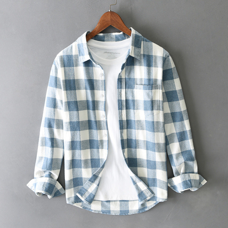Camisa elegante a cuadros