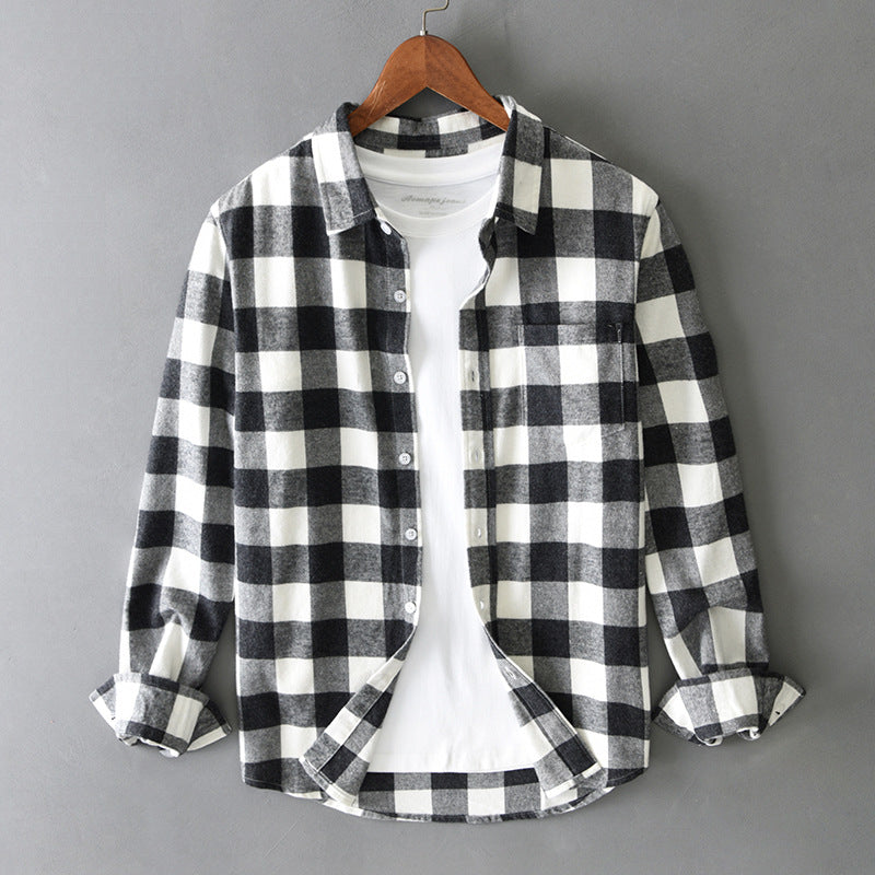 Camisa elegante a cuadros