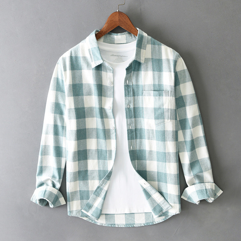 Camisa elegante a cuadros