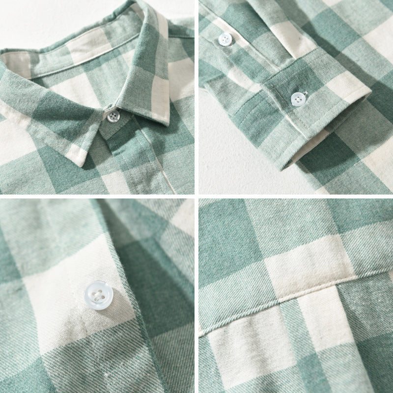 Camisa elegante a cuadros