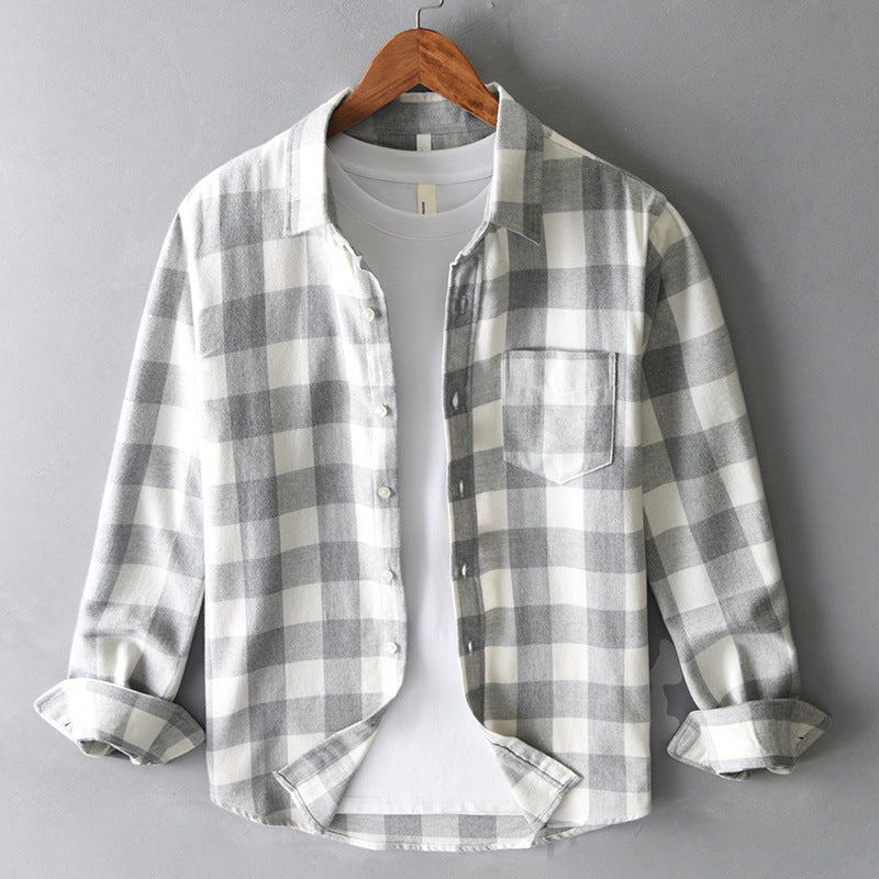 Camisa elegante a cuadros