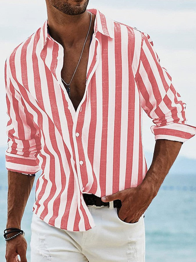 Camisa elegante a rayas