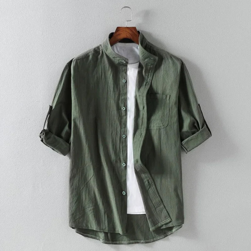 Camisa informal de lino
