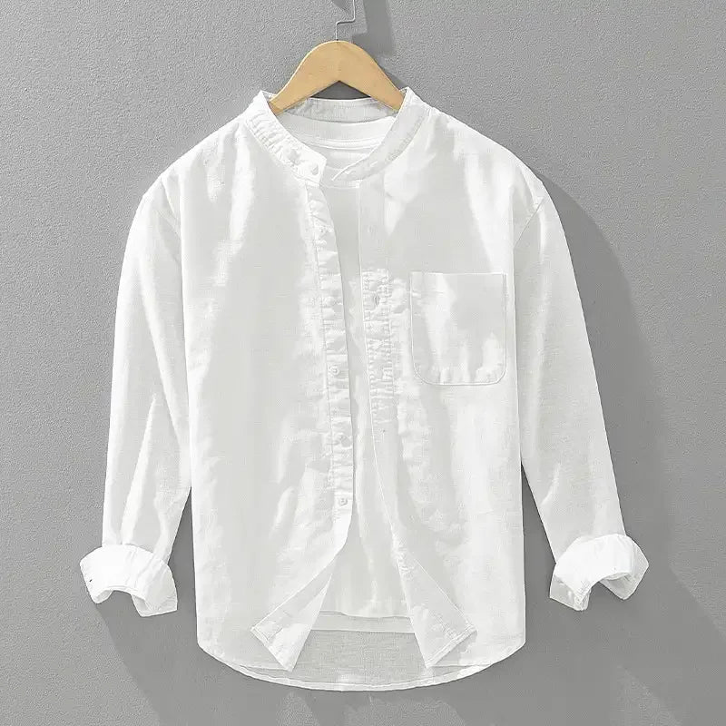 Camisa informal japonesa para hombre